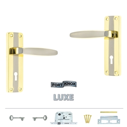 M8A10 - 2 Lever Lockset Biflora 6"